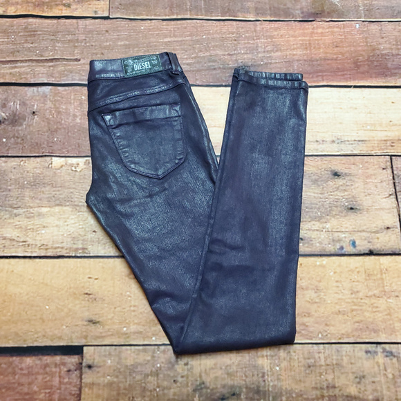 Diesel Jeans Diesel Super Slim Jegging Low Waist Size 27 Purple Poshmark